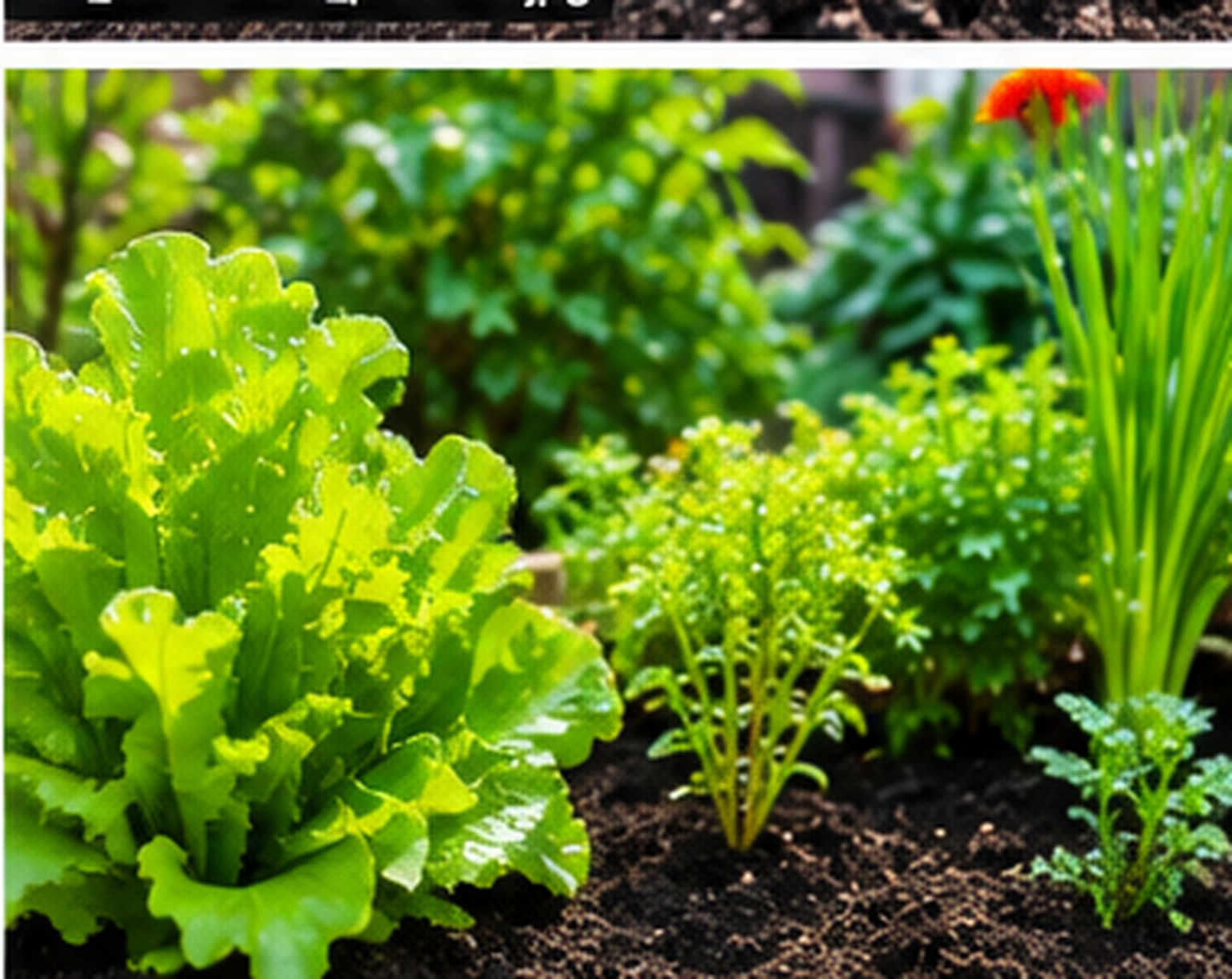 Horta doméstica preparada para cultivo de plantas e hortaliças